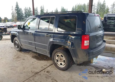 2016 Jeep Patriot Sport from USA, damaged, VIN 1C4NJPBA1GD807647